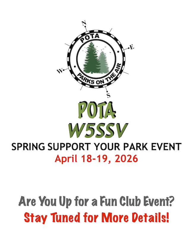 POTA Spring Support Your Park Event Web