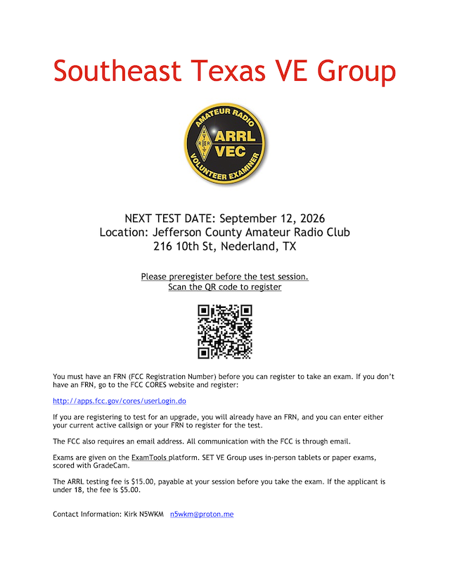 VE Session Registration Flyer