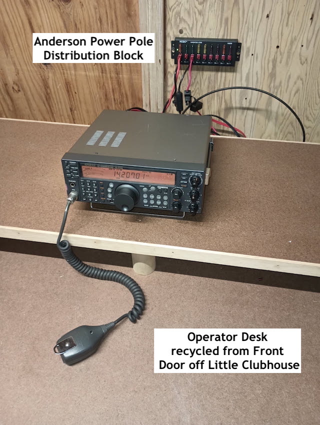 Radio Operator Table w: Power Distribution Block web